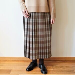 SARAHWEAR Japan Wool Pleated Skirt